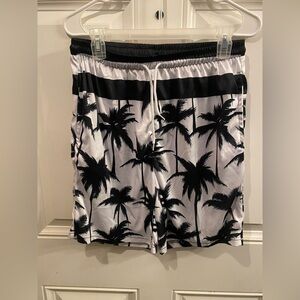 Palm Tree Print Men's Shorts